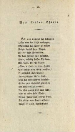 Vom Leiden Christi