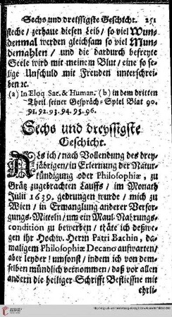 Sechs und dreyssigste Geschicht