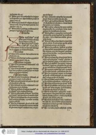 Christus nascitur erat secundum carnem de semine Abrahe seu de femore, xxiiii capitulo.
