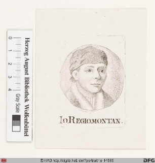 Bildnis Johannes Müller (lat. Regiomontanus)