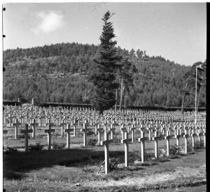 Französ. Kriegerfriedhof am Lingekopf, Vogesen. Sommer 1941