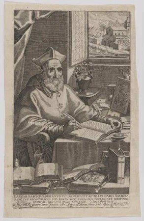 Bildnis des Caesar BaronivsBildnis Cesare Baronio (lat. Caesar Baronius)