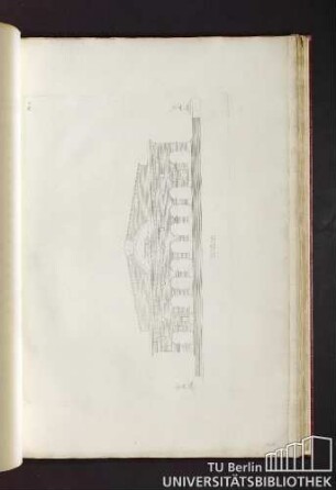 Pl. 2. Elevation de la bourse de Mr Tardieu.