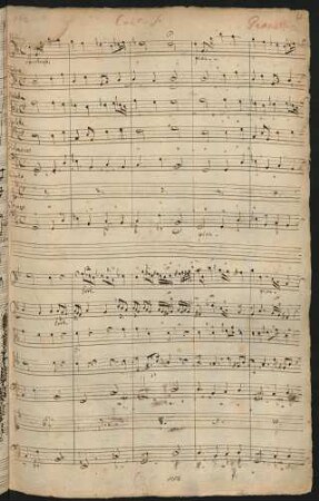 Lauda Jerusalem; S, orch, bc; g-Moll