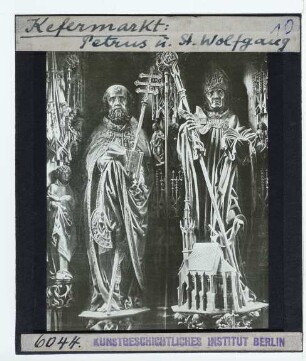 Meister des Kefermarkter Altars, Kefermarkter Flügelaltar : Hl. Petrus, Hl. Wolfgang