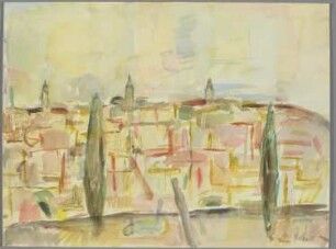 Ansicht von Siena (I. Fassung)