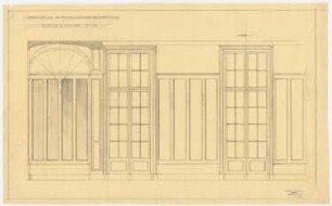 Gutshaus Mendelssohn-Bartholdy (Landhaus Hasenheide), Bernau Umbau: Wandansichten des Speisesaales zur Loggia hin