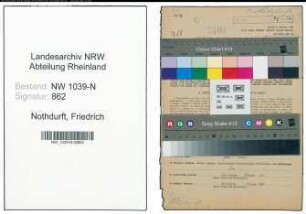 Entnazifizierung Friedrich Nothdurft , geb. 28.03.1907 (Klempner)