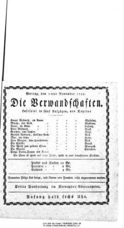 Die Verwandschaften