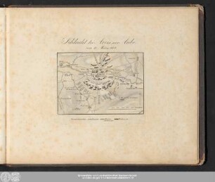 Schlacht bei Arcis sur Aube, am 21. März 1814.