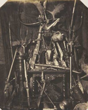 Gruppe von 34 verschiedenen Jagd-Gerätschaften, meist Büchsenmacher-Arbeiten, 16. u. 17. Jahrhundert