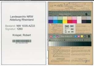 Entnazifizierung Robert Knispel , geb. 27.01.1899 (Bergmann)
