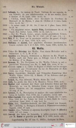 Kt. Wallis (Nr. 3944 - 3956)