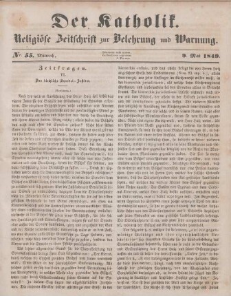 217-219 Zeitfragen : VI. Das kirchliche Synodal-Institut (Fortsetzung)