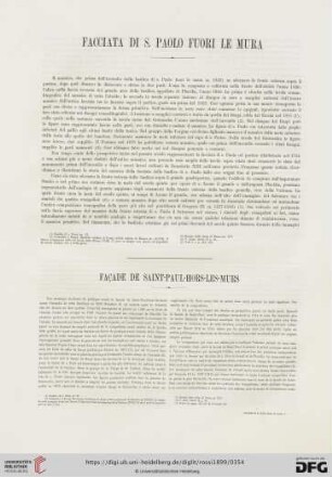 Facciata di s. Paolo fuori le mura