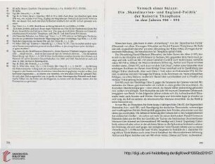 Versuch einer Skizze: Die ‚Skandinavien- und England-Politik‘ der Kaiserin Theophanu in den Jahren 984-991