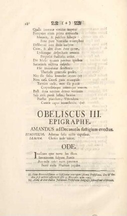 Obeliscus III.