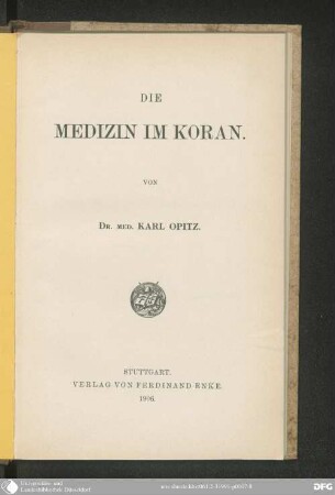 Die Medizin im Koran