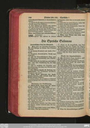 Die Sprüche Salomons