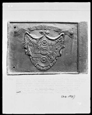 Wappen des Bamberger Fürstbischofs Lothar Franz von Schönborn