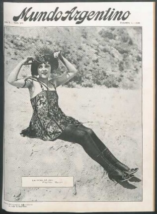 Las reinas del cine: Phyllis Haver [Fotografía]