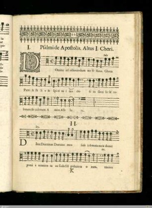 Psalmi de Apostolis in secundis Vesperis.