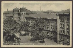Ansichtskarte Kaserne des ehemaligen 3. Garderegiments, Wrangelstraße