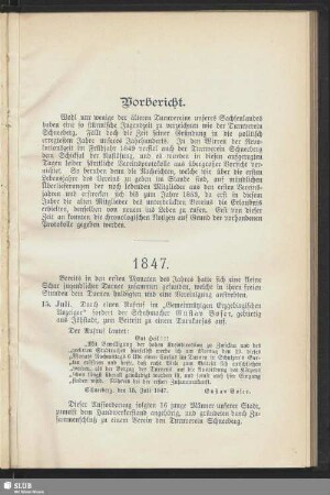 Vereins-Chronik