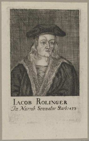 Bildnis des Iacob Rolinger