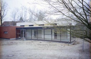 Kulturzentrum Wassermühle: Atelierhaus kurz vor der Fertigstellung