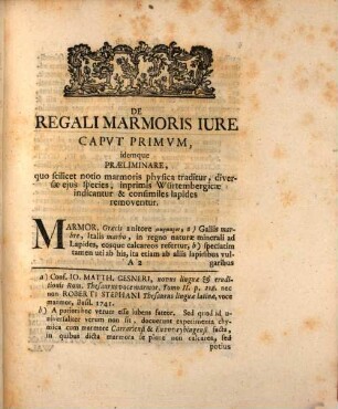 De regali marmoris iure
