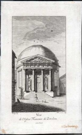 Ansicht der Französischen Kirche von Potsdam