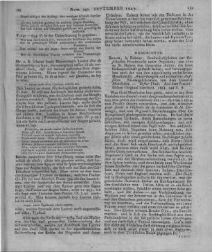 Bonaparte, N.: Denkwürdigkeiten zur Geschichte Frankreichs unter Napoleon. Bearb. v. C. Montholon. Hrsg. von G. Gourgaud. Berlin: Reimer 1823