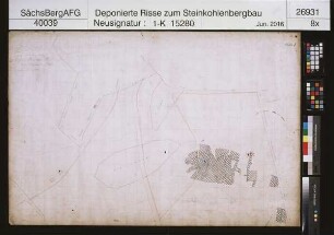 Altgemeinde, Steinkohlenwerk, Bockwa, Baue auf dem tiefen Planitzer Flöz, 2. und 3. Abteilung (mit Nachbringungen)
