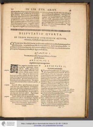 DISPUTATIO QVARTA.