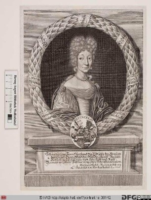 Bildnis Catharina Regina Freifrau von Greiffenberg, geb. Freiin von Seysseneck