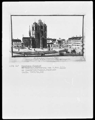 Konstanz. Münster, Nordwest-Ansicht