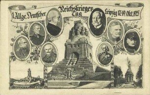 1. Allge. Deutscher Reichskriegertag Leipzig 17.-19. Okt. 1925