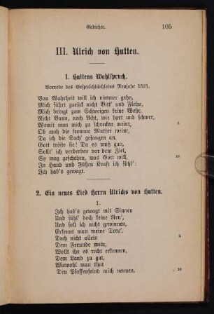 III. Ulrich von Hutten.