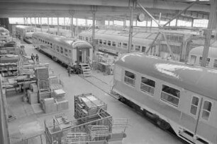 Planungen der Bundesbahn-Hauptverwaltung zur Stillegung des Ausbesserungswerks Karlsruhe