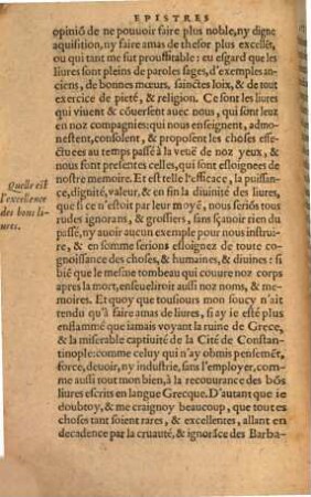 Epistres des Princes