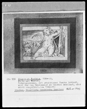 Putto mit Früchten