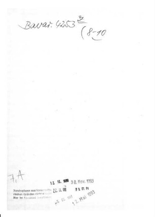 Bayerische Hefte für Volkskunde : Mitteilungen d. Bayerischen Landesstelle für Volkskunde ; amtliches Nachrichtenblatt d. Wörterbuchkommission der Bayerischen Akademie der Wissenschaften, München. 10. 1923/24