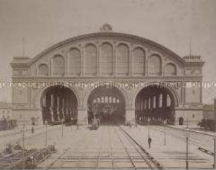 Südfassade des Anhalter Bahnhofs in Berlin