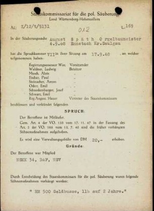 Späth, August