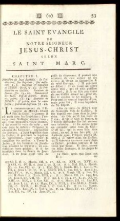 Le Saint Evangile De Notre Seigneur Jesus-Christ Selon Saint Marc