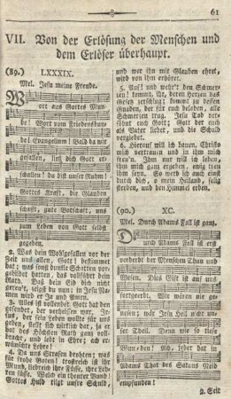 VII. Von der Erlösung der Menschen und dem Erlöser überhaupt.