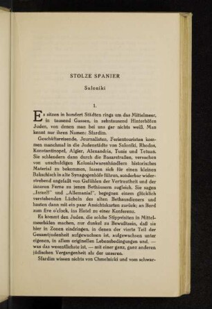 Stolze Spanier. Saloniki.