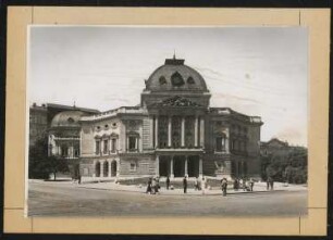 Deutsches Volkstheater, Wien: Ansicht von Osten