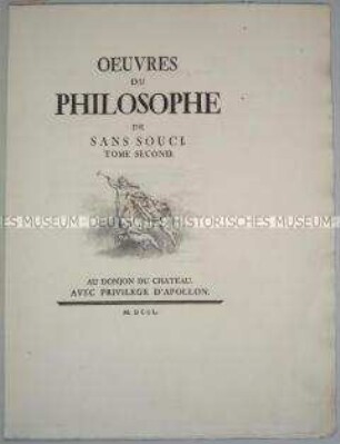 Philosophische Werke Friedrichs des Großen (Odes I-VIII, Epitres I-XVI)